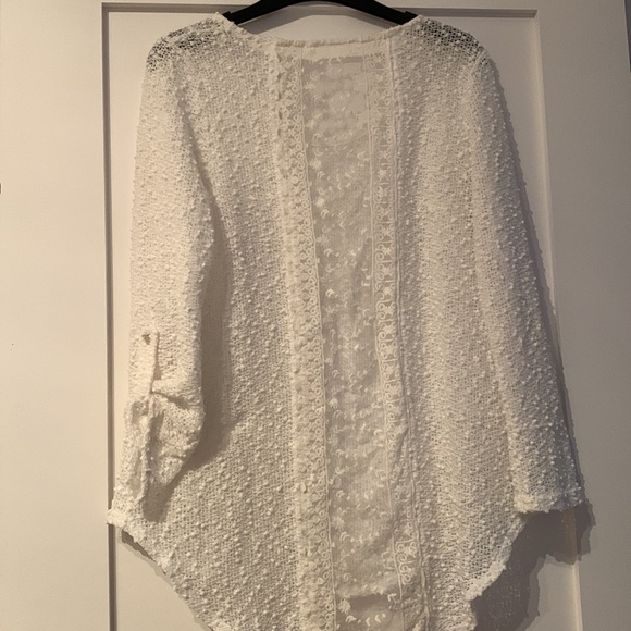 Beautiful white sequin top. Inspired by the Joseph Ribkoff collection. - Picture 2 of 4